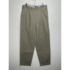 Men's NWT Tommy Hilfiger Size 31x32 Pants Tan Chino Khaki Office Dress Classic